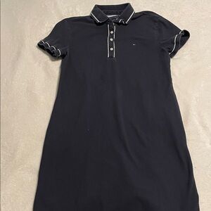 Tommy Hilfiger Navy Blue Midi Dress